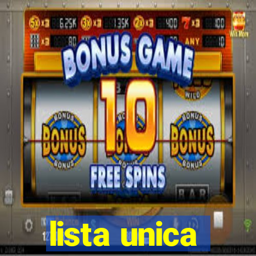 lista unica